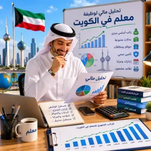 التحليلات المالية لوظيفة معلم في الكويت